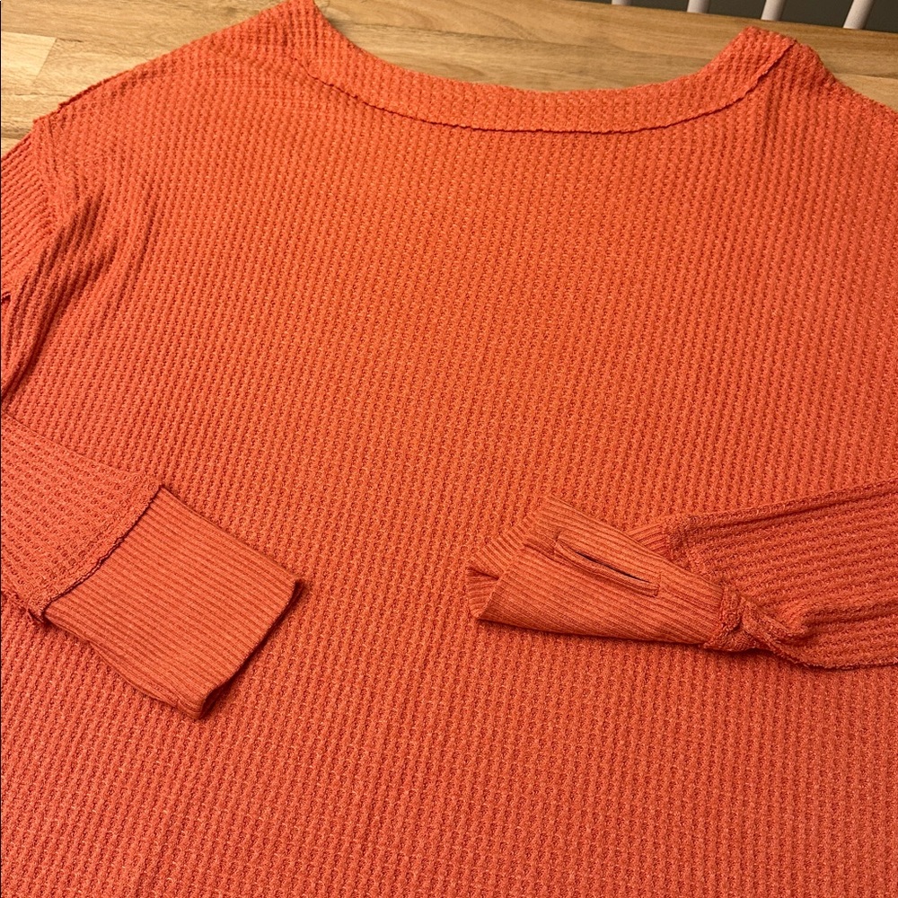 FREE PEOPLE North Shore thermal tunic top - Picture 6 of 9